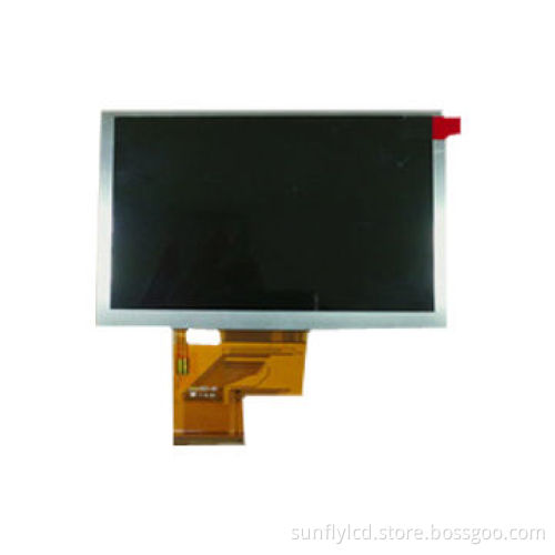 5.0-inch 800 x 480P RGB TFT LCD Display with Resistive Touch Panel